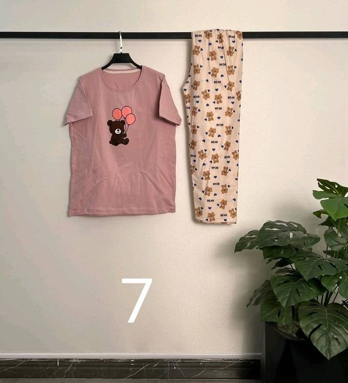 شلوار ویولت اسپان نرم و لطیف ست تیشرت شلوار راحتی زنانه