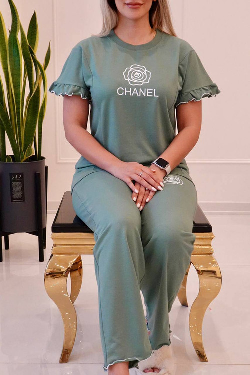 تنخور ست آستین ژور CHANEL F - استایل اسپرت زنانه