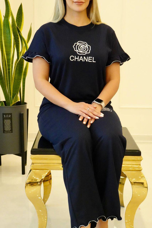 نمای نزدیک آستین ژور ست CHANEL - آستین چیندار زیبا