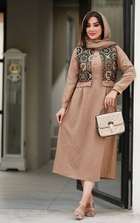 نمای نزدیک پارچه شانتون ماهلین - جنس مرغوب صوفیا