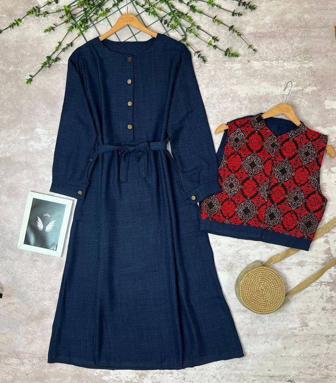 پیراهن ماهلین نمای پایین - قد بلند و خوش فرم