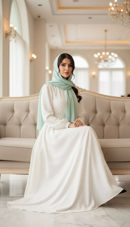 نمای پشت پیراهن تینا F - برش آزاد و راحت