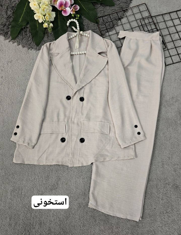 تنخور کت شلوار شانتون H - مناسب مجالس و ادارات