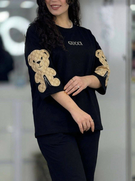 جزئیات چاپ خرس ست کاستر - طرح بامزه و جذاب