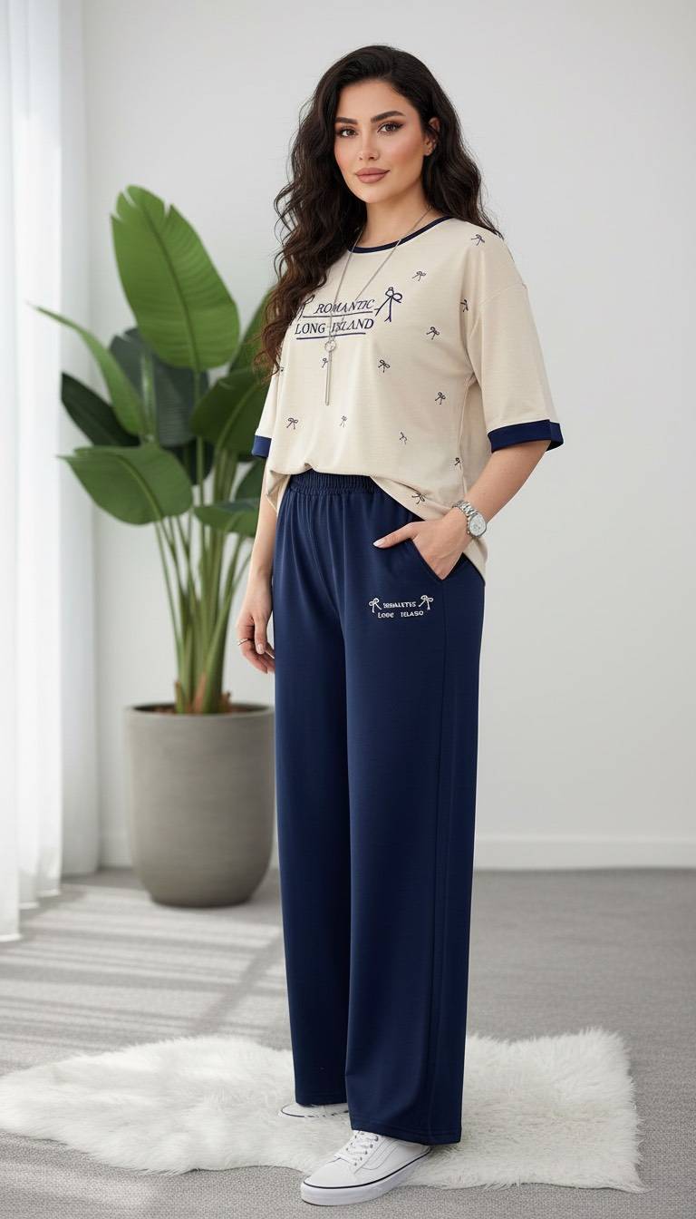 ست دو تیکه (تیشرتشلوار) پاپیون F