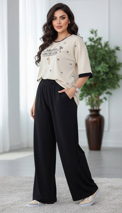 نمای نزدیک پارچه ست پاپیون - جنس پنبهای مرغوب