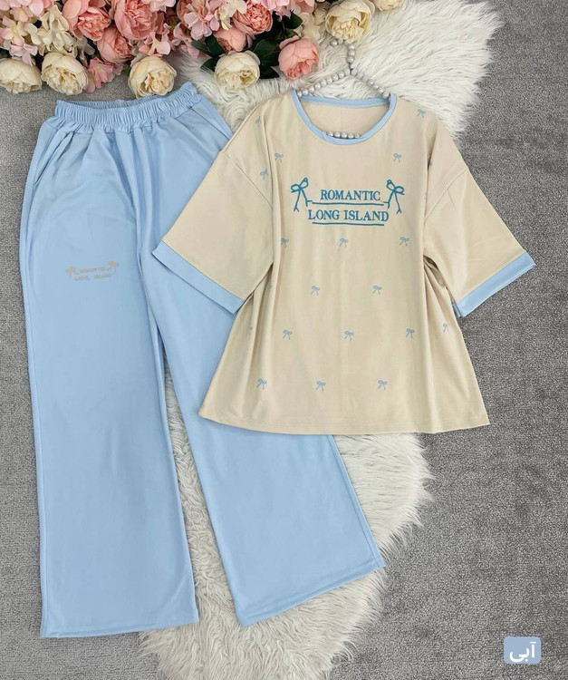 ست پاپیون F نمای نزدیک آستین - آستین کوتاه زنانه