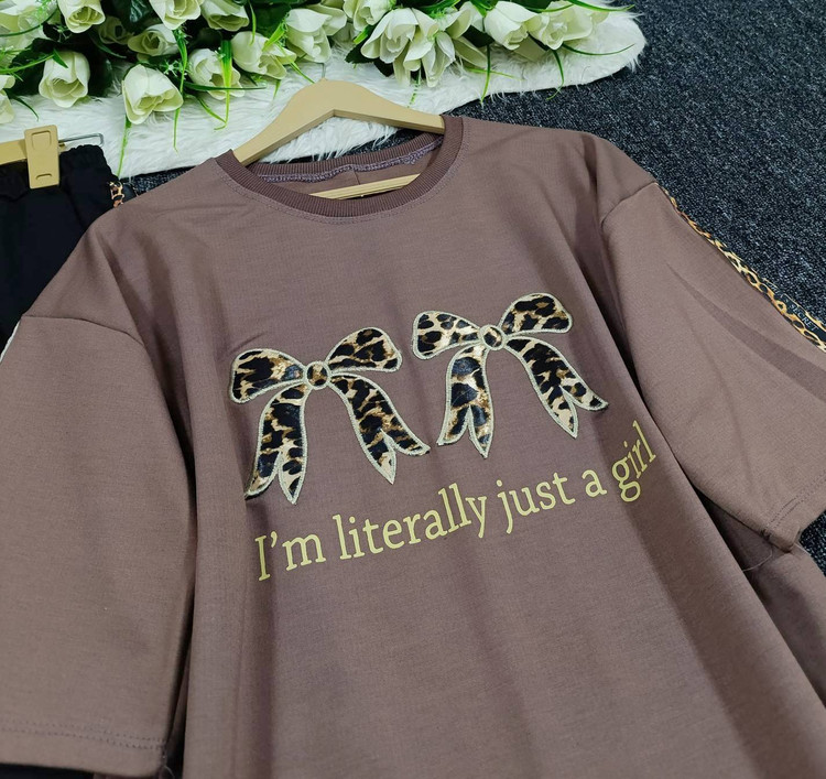 ست پلنگی F نمای پشت کامل - دوخت حرفهای