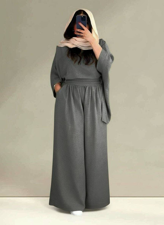 نمای نزدیک پارچه ست بنفشه - کیفیت عالی