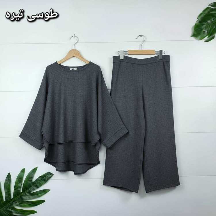 ست بنفشه F نمای کامل - خرید ست راحتی زنانه