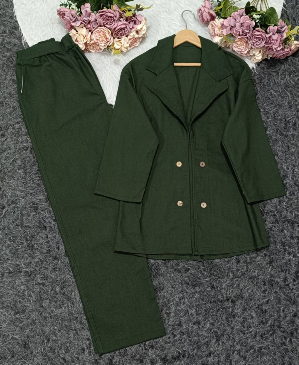 نمای کامل ست کت شلوار 198 F - خرید ست مجلسی زنانه