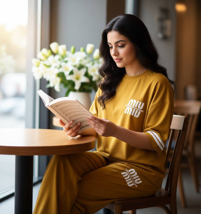 جزئیات یقه تیشرت ست miumiu - دوخت حرفهای