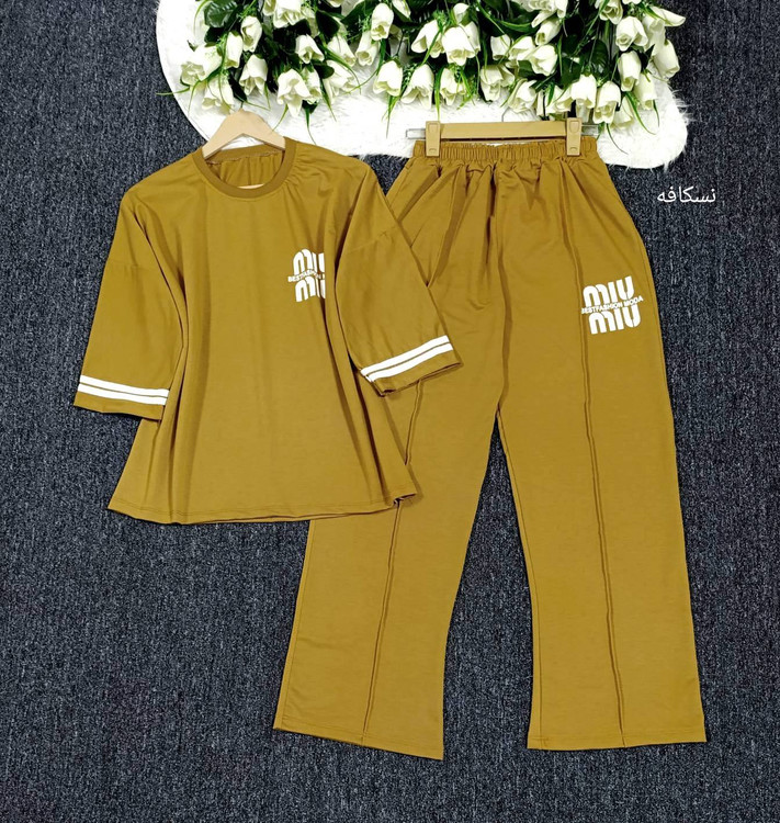 نمای کامل ست miumiu F - طرح چاپی شیک و مدرن