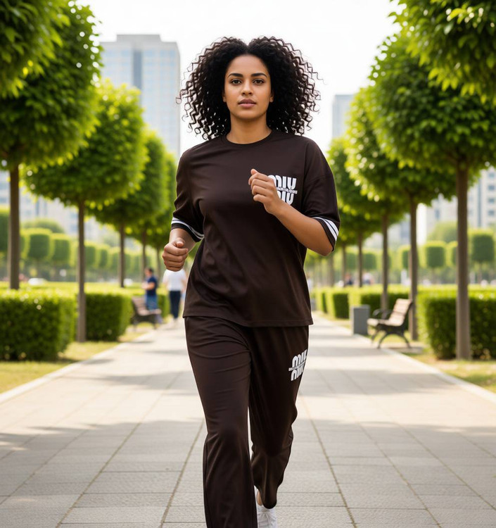 شلوار ست miumiu نمای جلو - کمر کشی و راحت