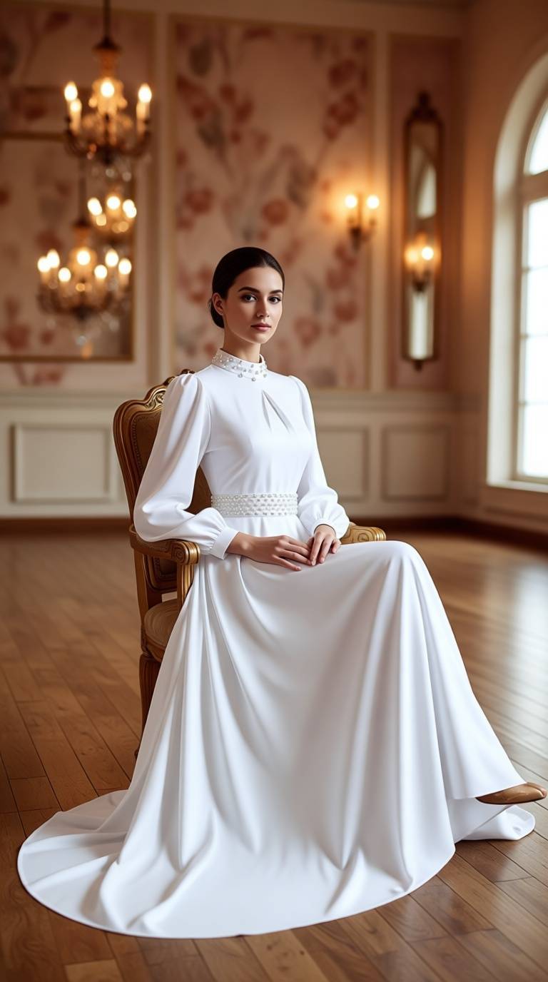 پیراهن تینا مرواریدی کامت زنانه مجلسی جزئیات دوخت