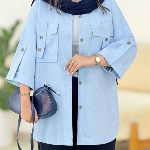 مانتو جیب صلیبی F