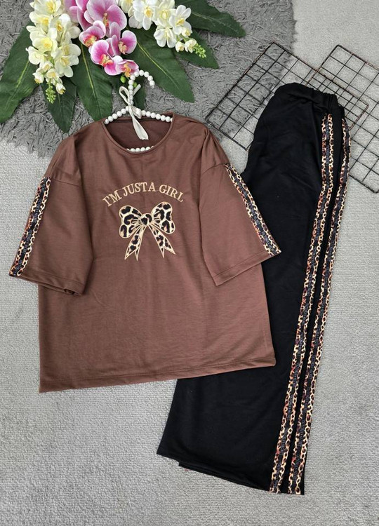 ست راحتی گلکسی پنبه درجه ۱ مدل آسیه H - جنس پنبه - آروما فشن