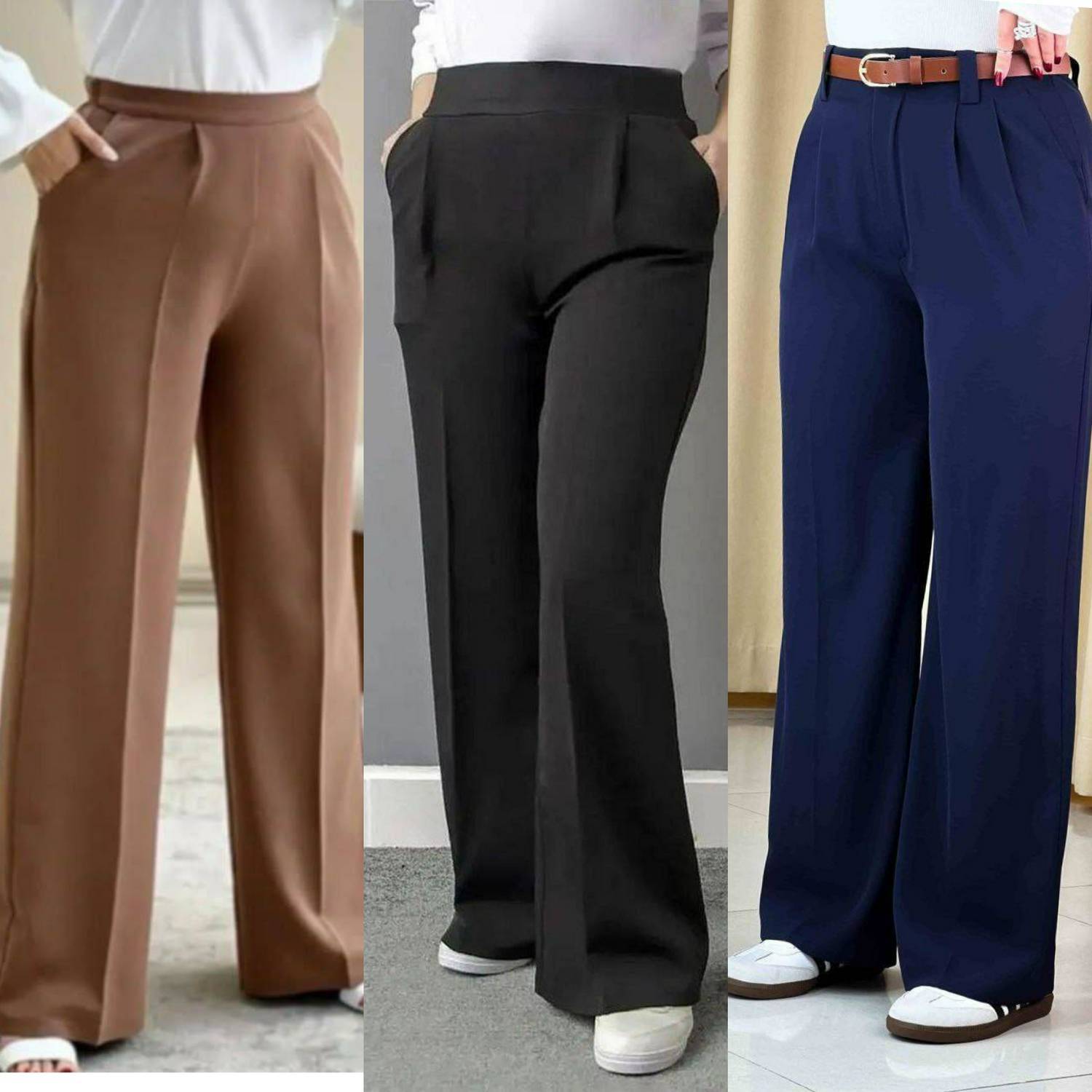 شلوار زنانه مدل بگ مازراتی باکیفیت عالی H