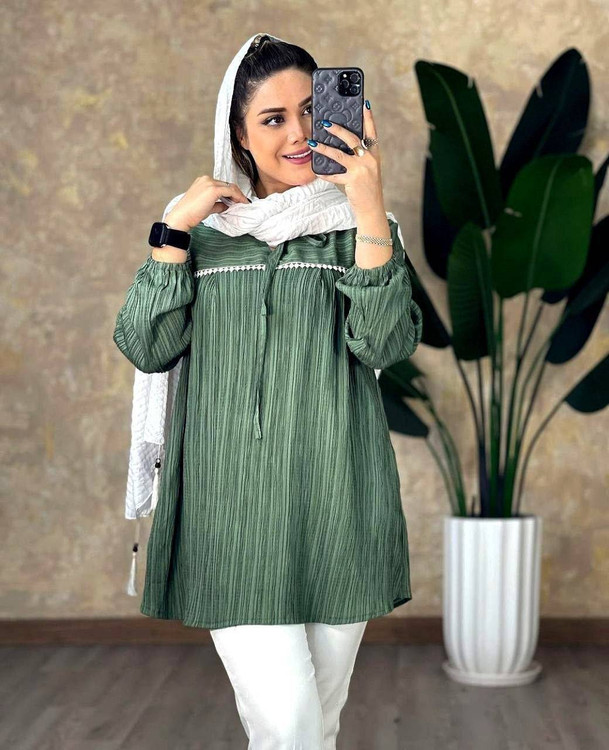 تونیک زنانه مدل کراش رویا F - طراحی شیک - آروما فشن