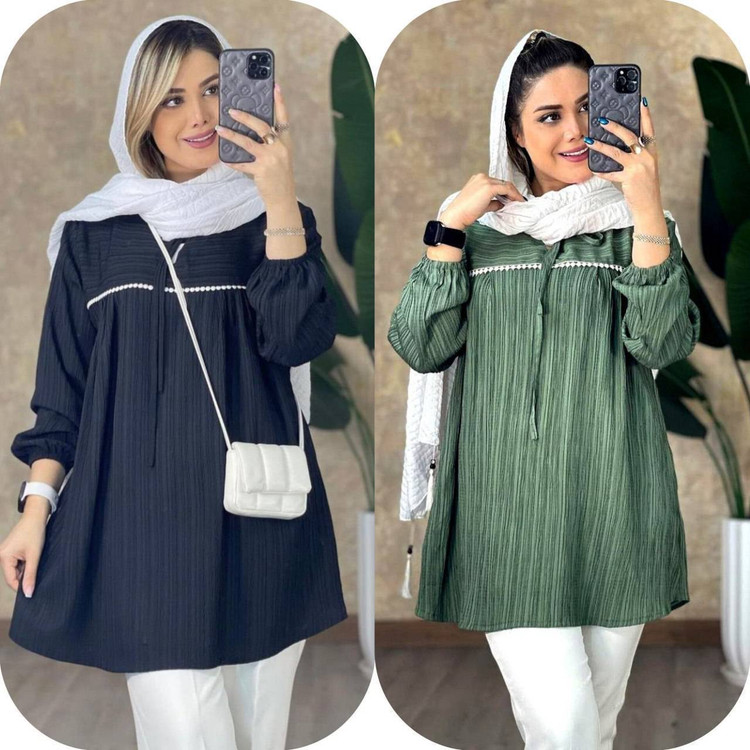 تونیک زنانه مدل کراش رویا F - طراحی شیک - آروما فشن