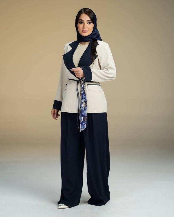 ست کت شلوار زنانه مدل زیبا - طراحی شیک - آروما فشن