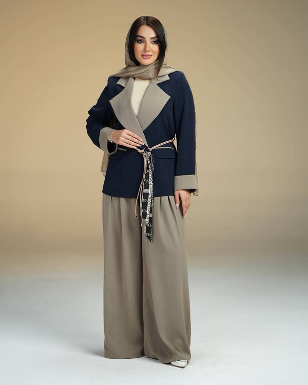 ست کت شلوار زنانه مدل زیبا k - جنس مرغوب - آروما فشن