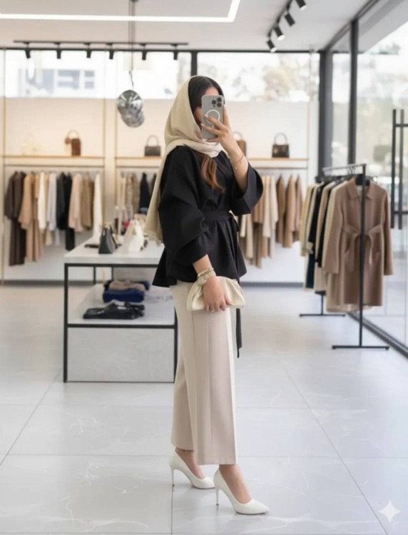 مانتو شلوار زنانه مدل شینیا k - کیفیت عالی - آروما فشن