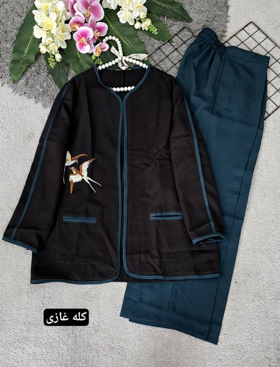کت و شلوار زنانه مدل سالومه - طراحی شیک - آروما فشن