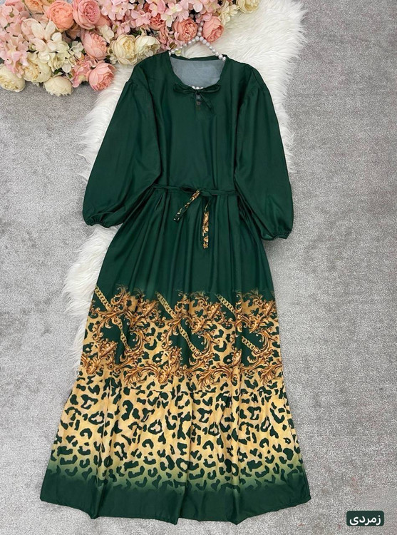 پیراهن زنانه مدل ساحلی جنس بوگاتی درجه ۱ گرم بالا F - تصویر 13 - پیراهن زنانه