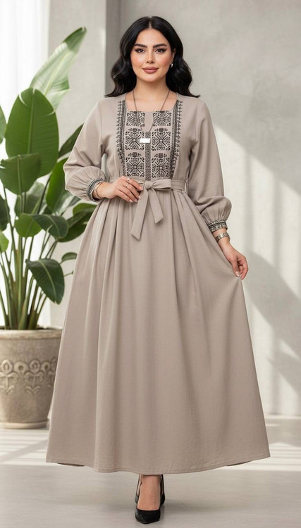 پیراهن زنانه مدل ساحلی جنس نخی وارداتی درجه ۱ بسیار خنک - پوشاک زنانه (مانتو، شومیز، شلوار، سارافون) 👗