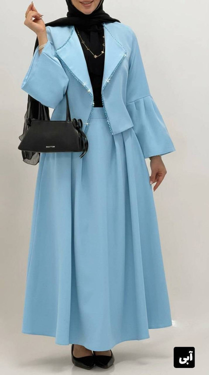 کت دامن زنانه مدل درخشان جنس مازراتی خرجکار کریستال Fدرجه 1 - کت و دامن زنانه👗