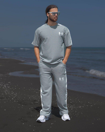 ست تیشرت شلوار مردانه مدل UNDER ARMOUR M جنس بیسکوییتی درجه ۱ نرم با کشسانی بالا