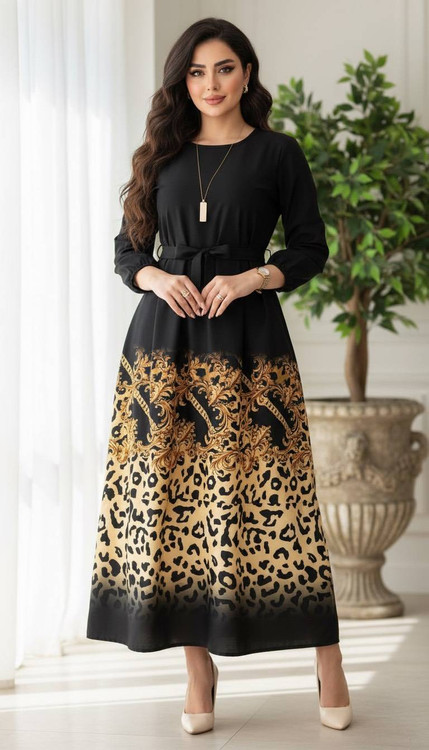 پیراهن زنانه مدل ساحلی جنس بوگاتی درجه ۱ گرم بالا F - تصویر 12 - پیراهن زنانه