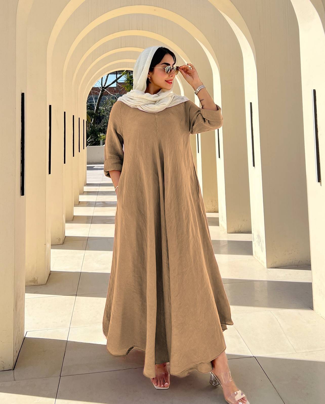 پیراهن ساحلی سوپر کلوش ane جنس💐 شانتون صوفیا درجه ۱ ✅ با بهترین کیفیت مستقیما از تولیدی (فروش تک و عمده آرومافشن)