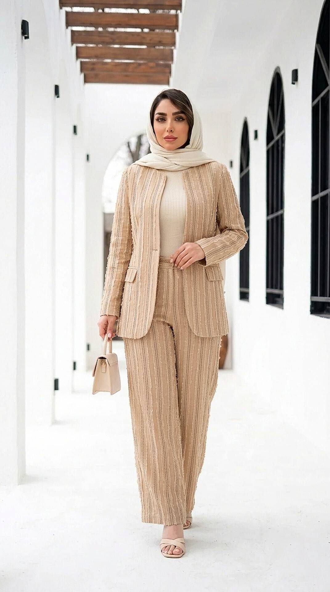 ست کت و شلوار زنانه ترند مدل بیتا 🌟 Rad☘️جنس. ژاکارد ترک درجه1 🤌🤌 با بهترین کیفیت مستقیما از تولیدی(فروش تک و عمده آروما فشن)