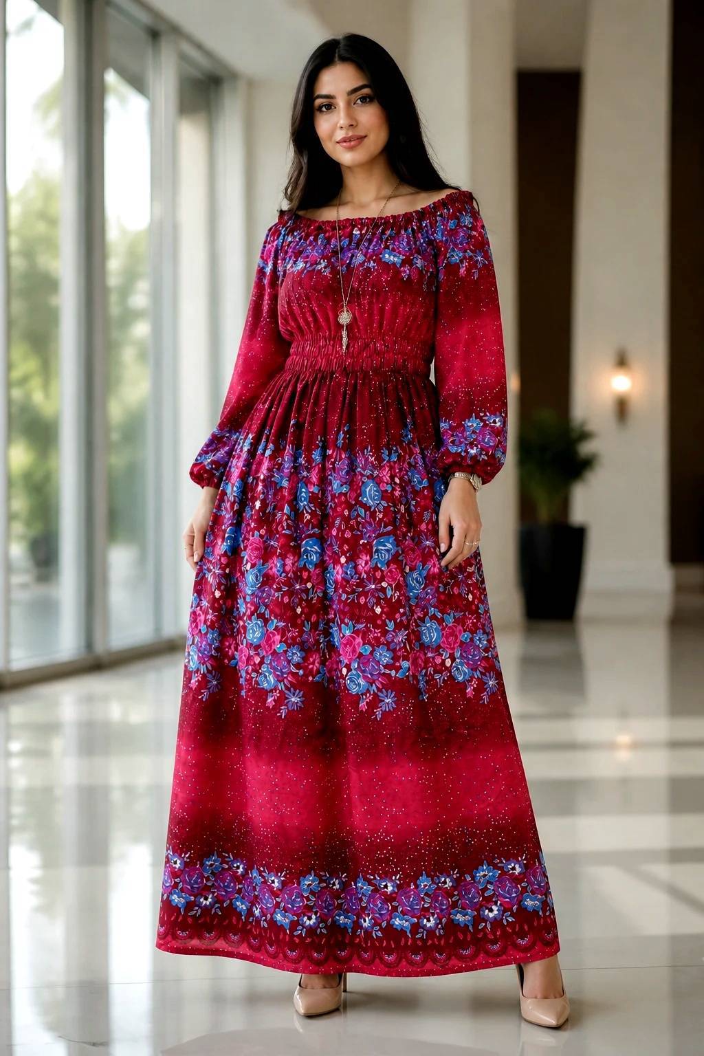 ساحلی  زنانه  نخی کمر کش mod💐 جنس پارچه تمام نخ درجه ۱ با بهترین کیفیت مستقیما از تولیدی (فروش تک و عمده در آرومافشن)