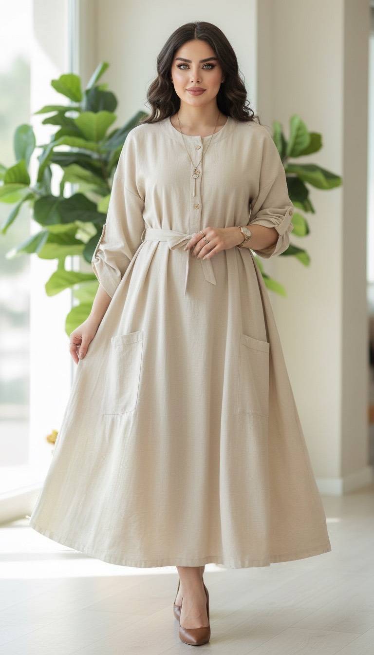 کفتان زنانه دوجیب🌺 tet2💐 جنس الیاف اعلاء درجه ۱ با بهترین کیفیت مستقیما از تولیدی (فروش تک و عمده در آرومافشن)