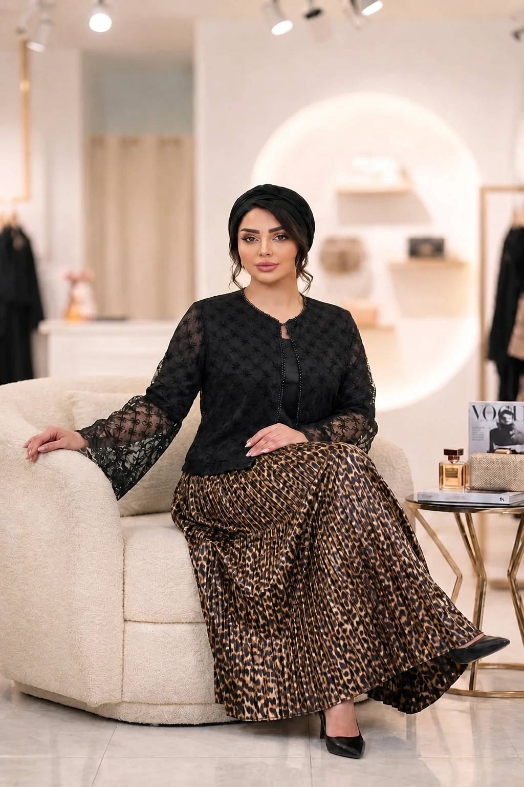 دامن زنانه مدل پلنگی مجلسی پلیسه🌹rad✨ جنس سیلک‌ چاپی گرم بالا درجه 1 باکیفیت عالی 🤌 مستقیم از تولیدی ( تک و عمده آرومافشن)