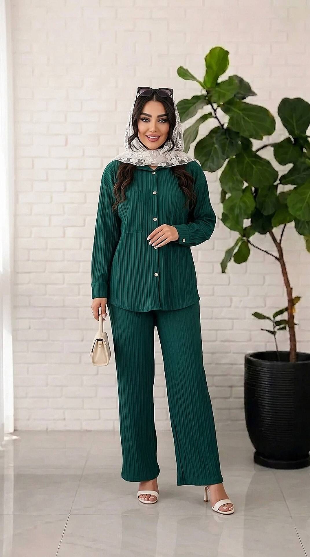 شومیز شلوار زنانه مدل نیکا 🌸mah 🌱جنس آیوا درجه 1  ، با بهترین کیفیت 🤌 مستقیما از تولیدی (فروش تک و عمده آرومافشن)