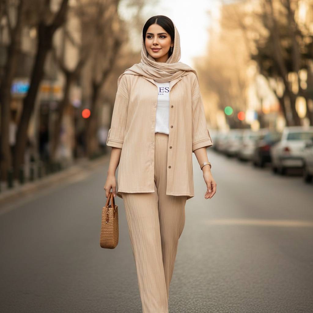 شومیز شلوار زنانه مدل هستی mah ✅️جنس آیوا درجه 1 ✅️با بهترین کیفیت  مستقیما از تولیدی (فروش تک و عمده آرومافشن)