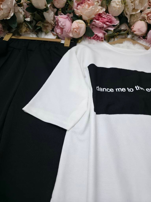 ست تیشرت شلوار زنانه مدل dance🌈جنس گلکسی نخ پنبه اعلا درجه ی 1 با لطافت بالا 🌺mod🌱با بهترین کیفیت 🤌 مستقیم از تولیدی( فروش تک وعمده در آروما فشن)