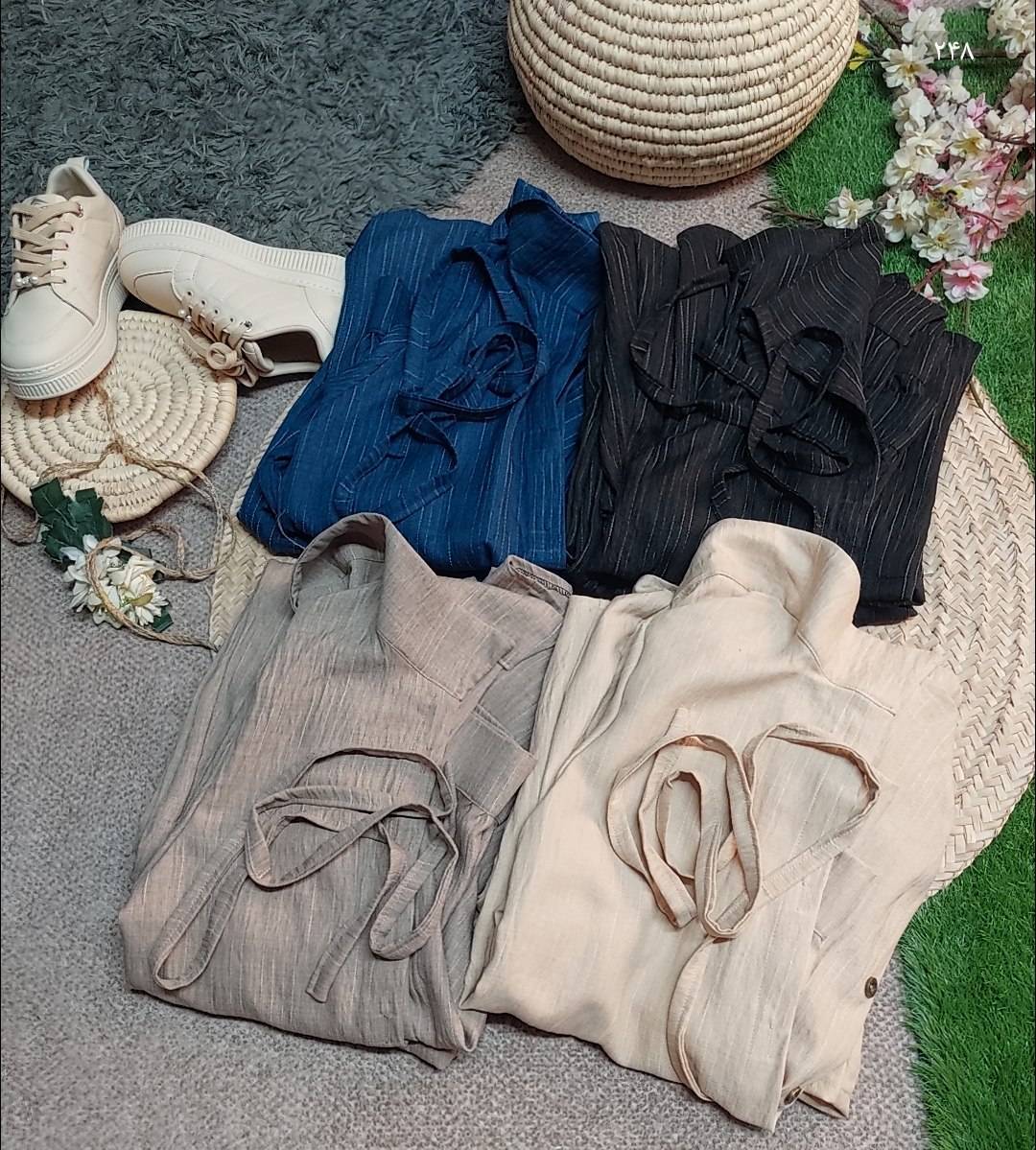 ست سه تیکه زنانه سیلام🌱 ek💕 جنس آبشاری درجه 1✅ با بهترین کیفیت 🤌 🤌 مستقیما از تولیدی(فروش تک و عمده آرومافشن)