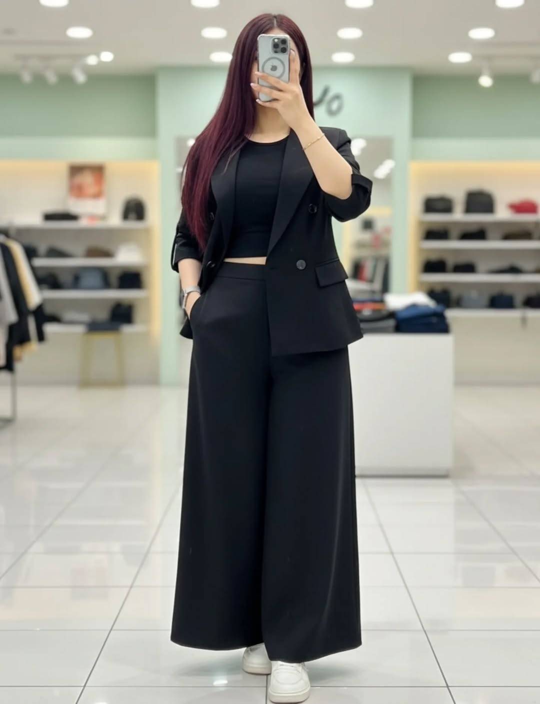 کت و شلوار زنانه مدل نوا💐ek🌈جنس مازراتی اعلاو درجه یک با بهترین کیفیت 🤌 🤌 مستقیما از تولیدی ( فروش تک و عمده آرومافشن)