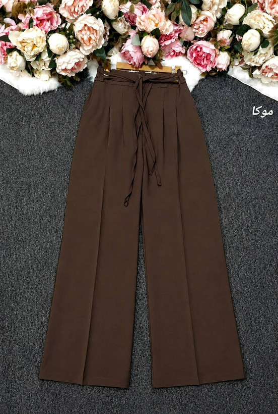 شلوار زنانه مدل فول بگ ریزشی کرپ مورگان🎀mod✨جنس کرپ مورگان درجه 1 با بهترین کیفیت مستقیما از تولیدی (فروش تک و عمده آرومافشن)