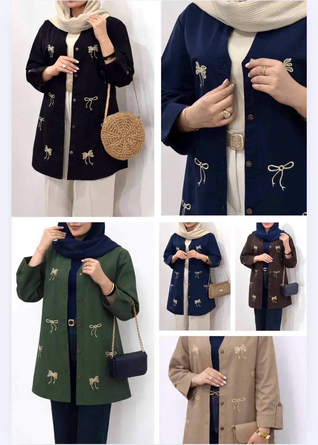 مانتو زنانه مدل کتان چیترا🌟 shb🌱جنس کتان پنبه ای وارداتی ترک ،پاپیون گلدوزی شده درجه 1، با بهترین کیفیت مناسب فصل مستقیما از تولیدی  (فروش تک و عمده آرومافشن)