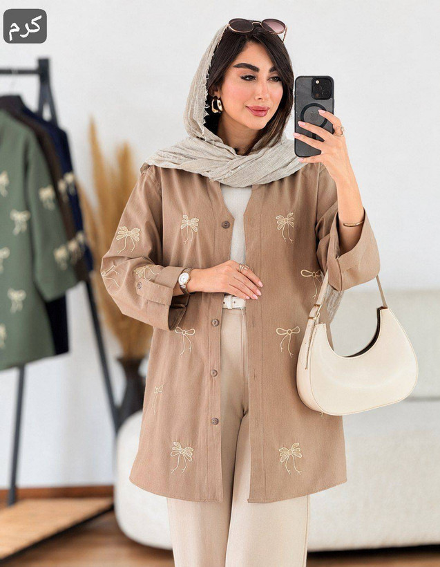 مانتو زنانه مدل کتان چیترا🌟 shb🌱جنس کتان پنبه ای وارداتی ترک ،پاپیون گلدوزی شده درجه 1، با بهترین کیفیت مناسب فصل مستقیما از تولیدی (فروش تک و عمده آرومافشن)