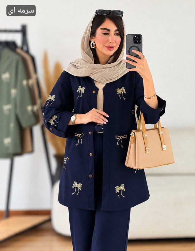 مانتو زنانه مدل کتان چیترا🌟 shb🌱جنس کتان پنبه ای وارداتی ترک ،پاپیون گلدوزی شده درجه 1، با بهترین کیفیت مناسب فصل مستقیما از تولیدی (فروش تک و عمده آرومافشن)
