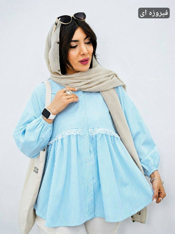 مانتو زنانه مدل عروسکی شیوا🌟 shb🌱جنس لنین نخ ،خرجکار گیپوری درجه 1، با بهترین کیفیت مناسب فصل مستقیما از تولیدی (فروش تک و عمده آرومافشن)