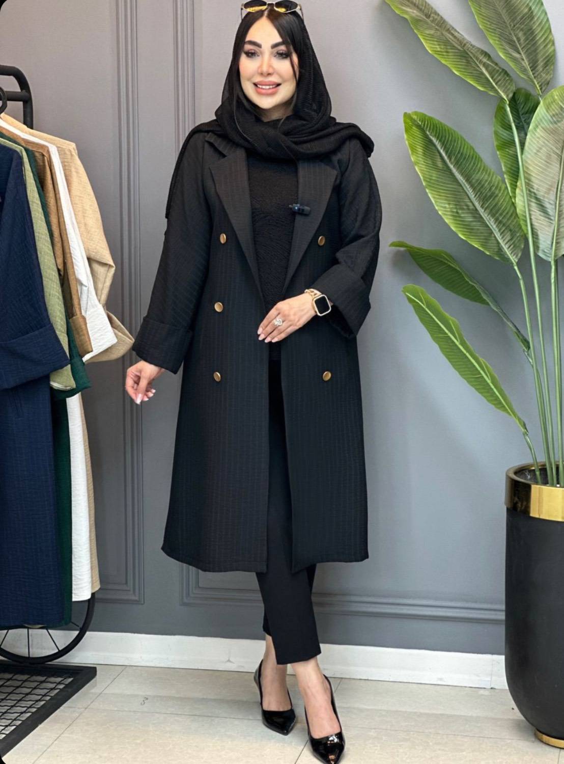 مانتو بلند زنانه مدل  هلن mhr✅ جنس شانتون اسلپ درجه ۱✅ با بهترین کیفیت  مستقیم از تولیدی (فروش تک و عمده)