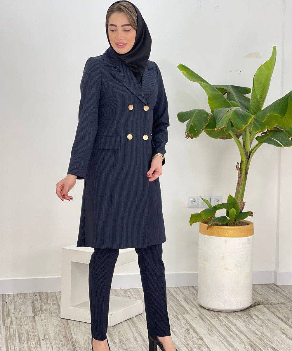 ست مانتو شلوار اداری زنانه مدل هانا shb ✅️جنس پرشین دیپلمات درجه1✅️  با بهترین کیفیت  مستقیما از تولیدی(فروش تک و عمده آروما فشن)